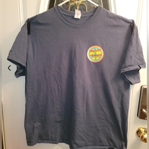 Vintage Peace Frogs Right On Eco-Friendly Tee XXL - Picture 3 of 6